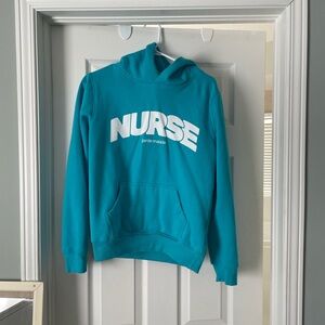 Teal 'Nurse' Hoodie XS